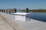 Rough Water Dock Box - 50"W x 22"D x 24"H - RWDB50LP - Marine Fiberglass Direct
