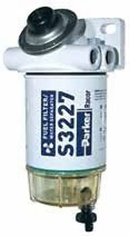 Parker Racor Gasoline Spin-On Filter/Water Separator 90 GPH 3/8" - 490-RAC-01 - Marine Fiberglass Direct