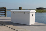 Rough Water Dock Box - 80"W x 29"D x 33"H - RWDB80 - Marine Fiberglass Direct