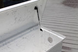 Fiberglass Dock Box - 25"H X 96"W X 22"D - CM09 - Marine Fiberglass Direct