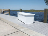 Sea-Line Fiberglass Dock Box - 25"H X 75"W X 27"D - SL70 - Marine Fiberglass Direct