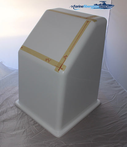 SEA-LINE CENTER CONSOLE - 30"H x 23"W x 22"D - SLCC04 - Marine Fiberglass Direct