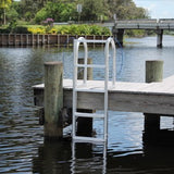 C&M Marine - 7 Step Standard Lift Dock Ladder - Marine Fiberglass Direct