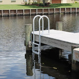 C&M Marine - 8 Step Standard Lift Dock Ladder - Marine Fiberglass Direct