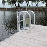 C&M Marine - 7 Step Standard Lift Dock Ladder - Marine Fiberglass Direct